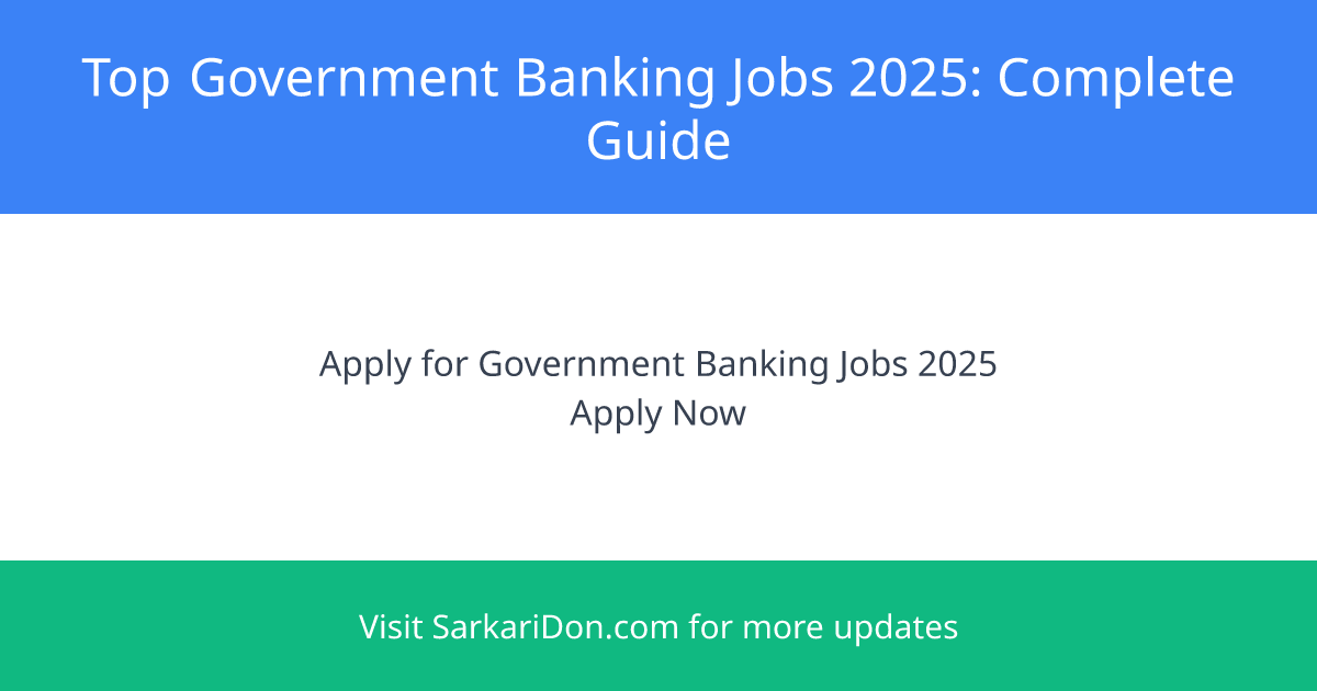 Top Government Banking Jobs 2025 Chief Risk Officer Learning Development Senior Tax Officer Service Bond Developer Sarkari Result Updates - Government Job Notification | SarkariDon