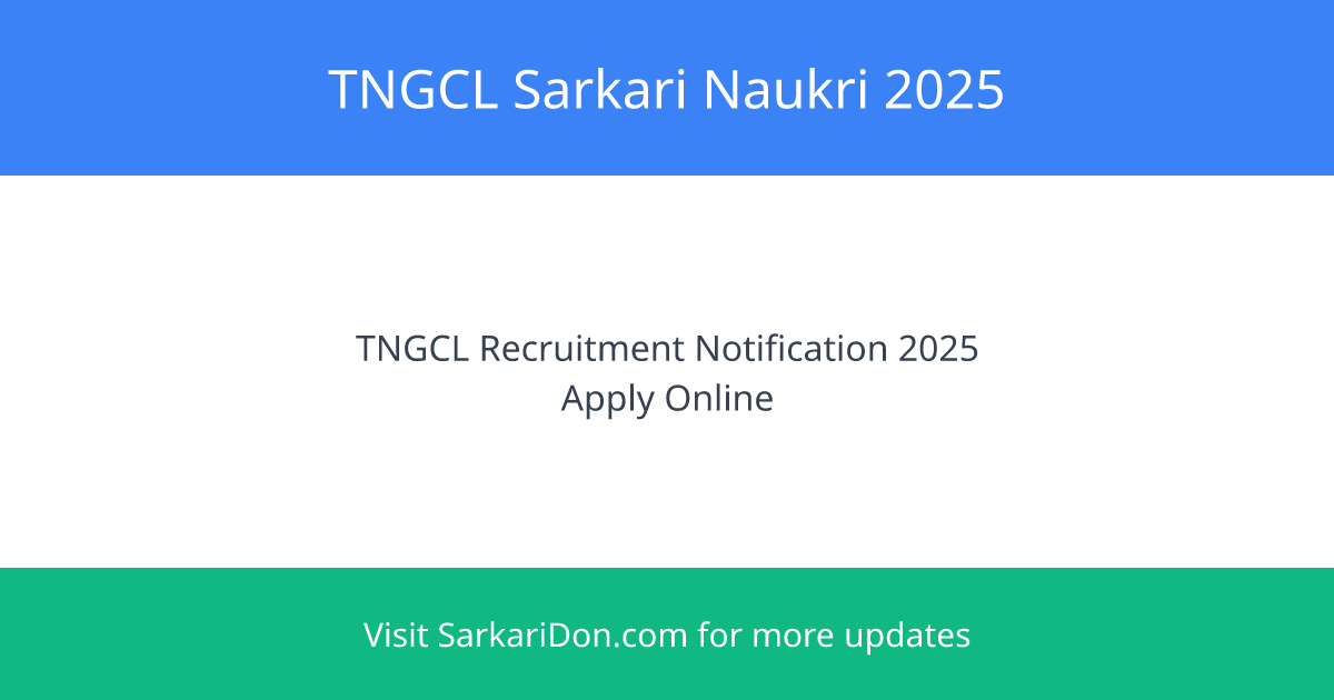 Tripura Natural Gas Company Limited Announces Multiple Government Job Vacancies - Government Job Notification | SarkariDon